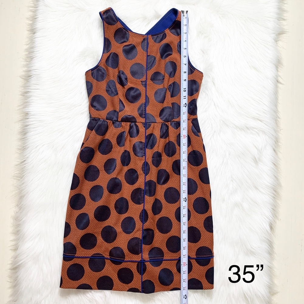 SOLD-Anthropologie Polka Dot Criss Cross Back Dress - Picture 8 of 8